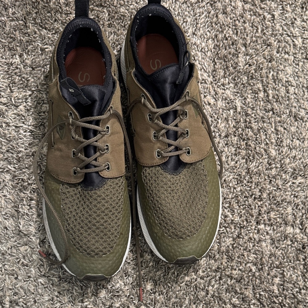 Sperry Olive and Black Men's Sneakers